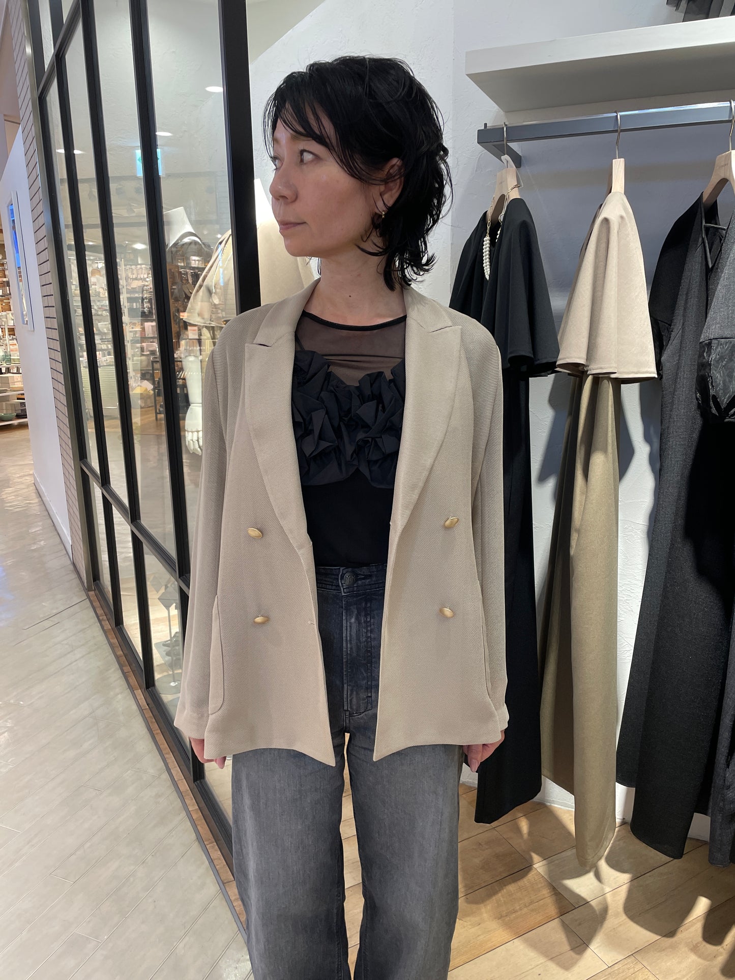 【完売予約販売 6/23頃入荷予定】メッシュダブルジャケット