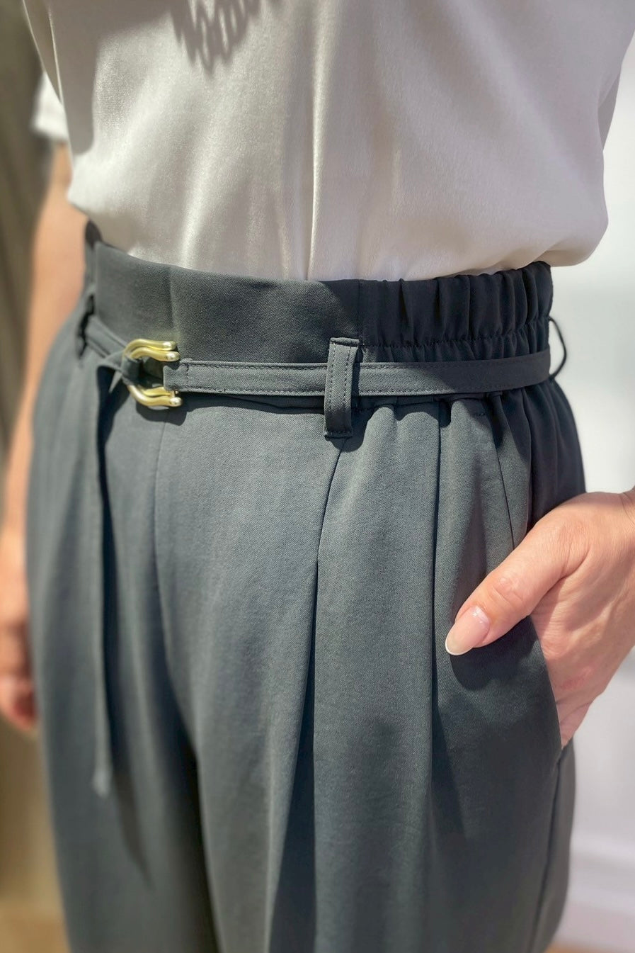 ［ＮＥＷ］ストレッチワイドパンツ