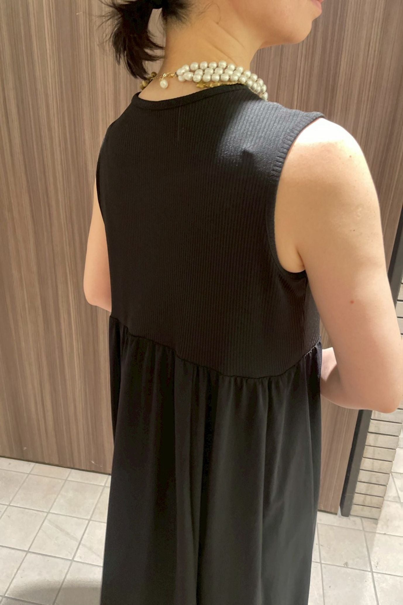 ＜残りわずか＞［ＮＥＷ］リブドッキングワンピース