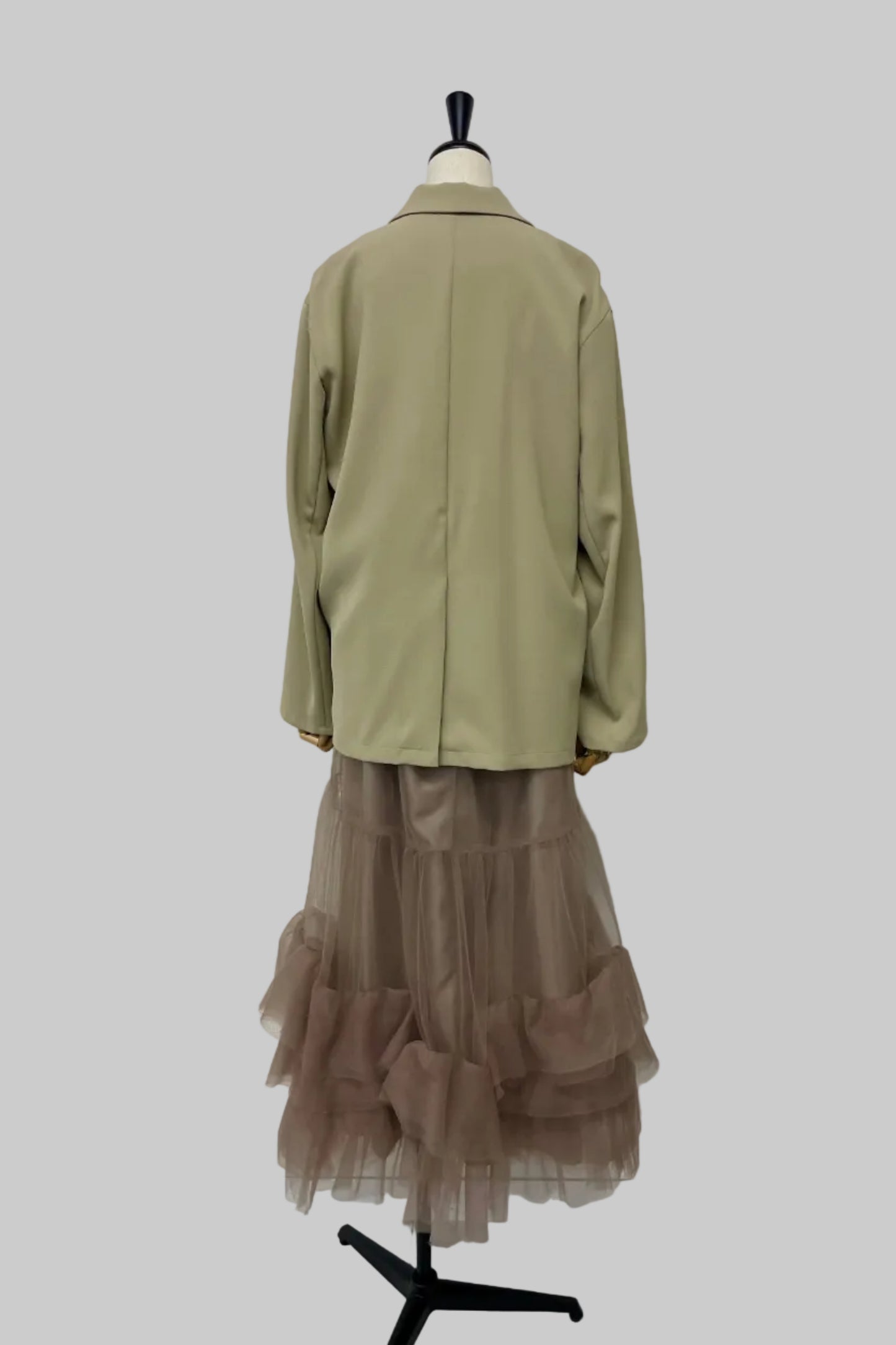チュールドレス ジャケット セットアップ
