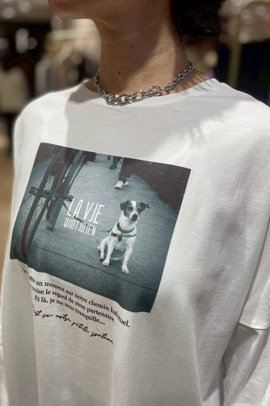 [取り寄せ]２ＷＡＹイヌプリントＴシャツ