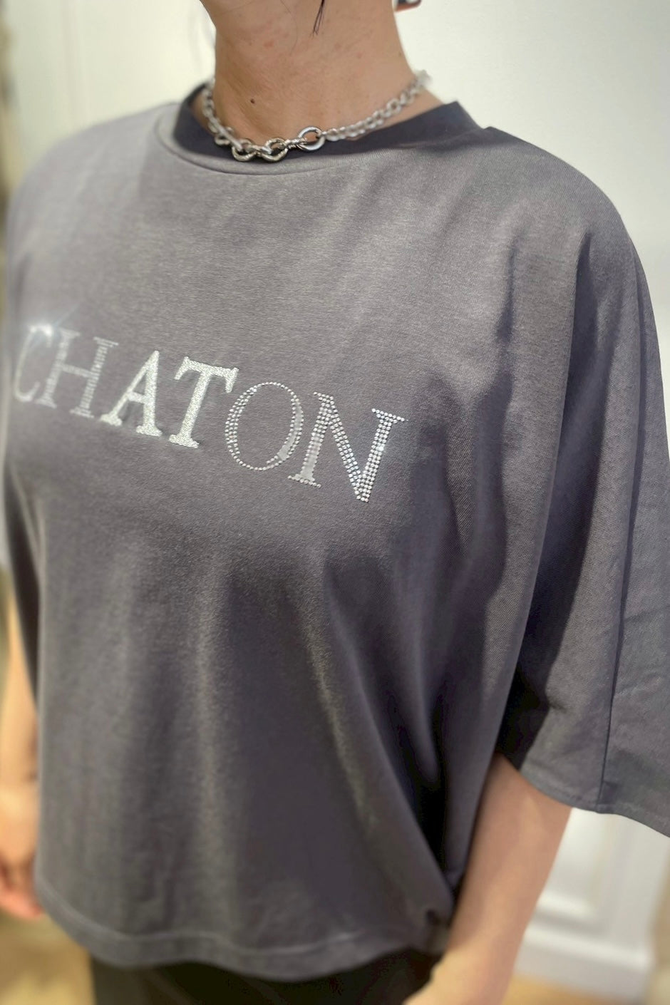 ［予約］ビジューラメシシュウTシャツ