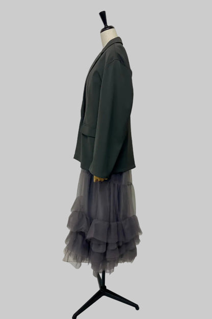 チュールドレス ジャケット セットアップ