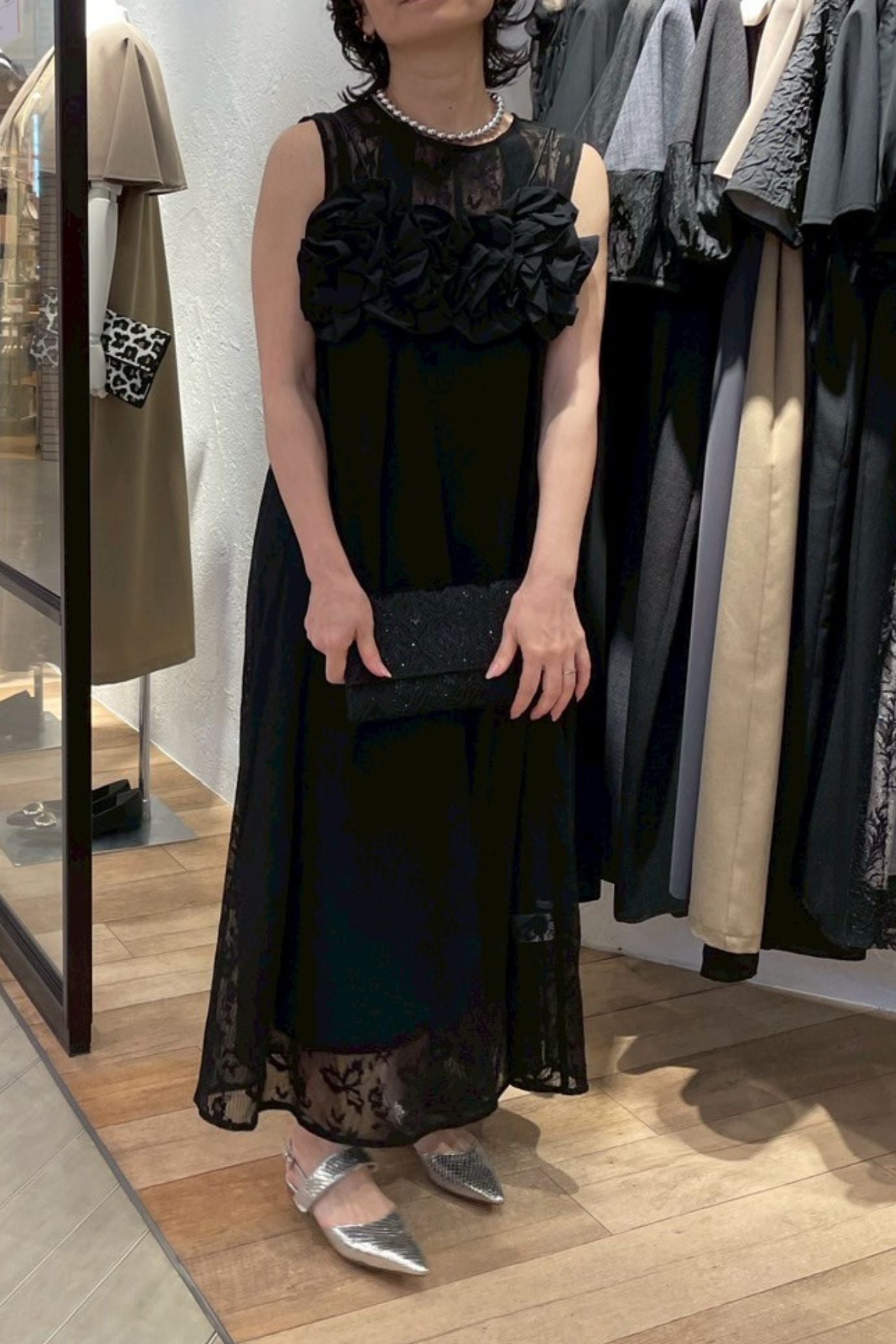 ［ＮＥＷ］ラッセルレースキャミ付きワンピース　