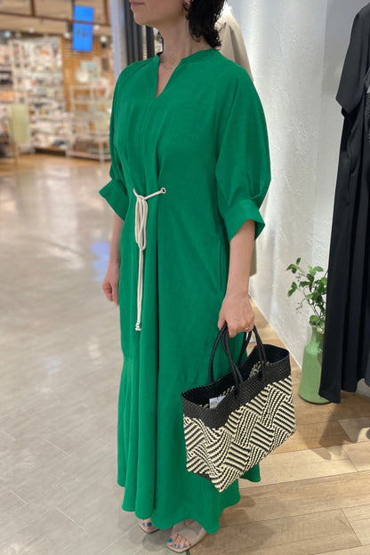 ５月２日入荷予定［ＮＥＷ］ロープベルトリネンライクワンピ