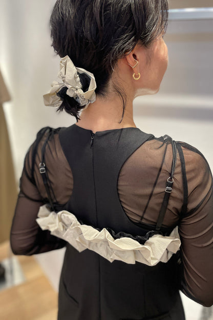 ＜新色＞［ＮＥＷ］フリルビスチェパンツドレス<3pcs SET>