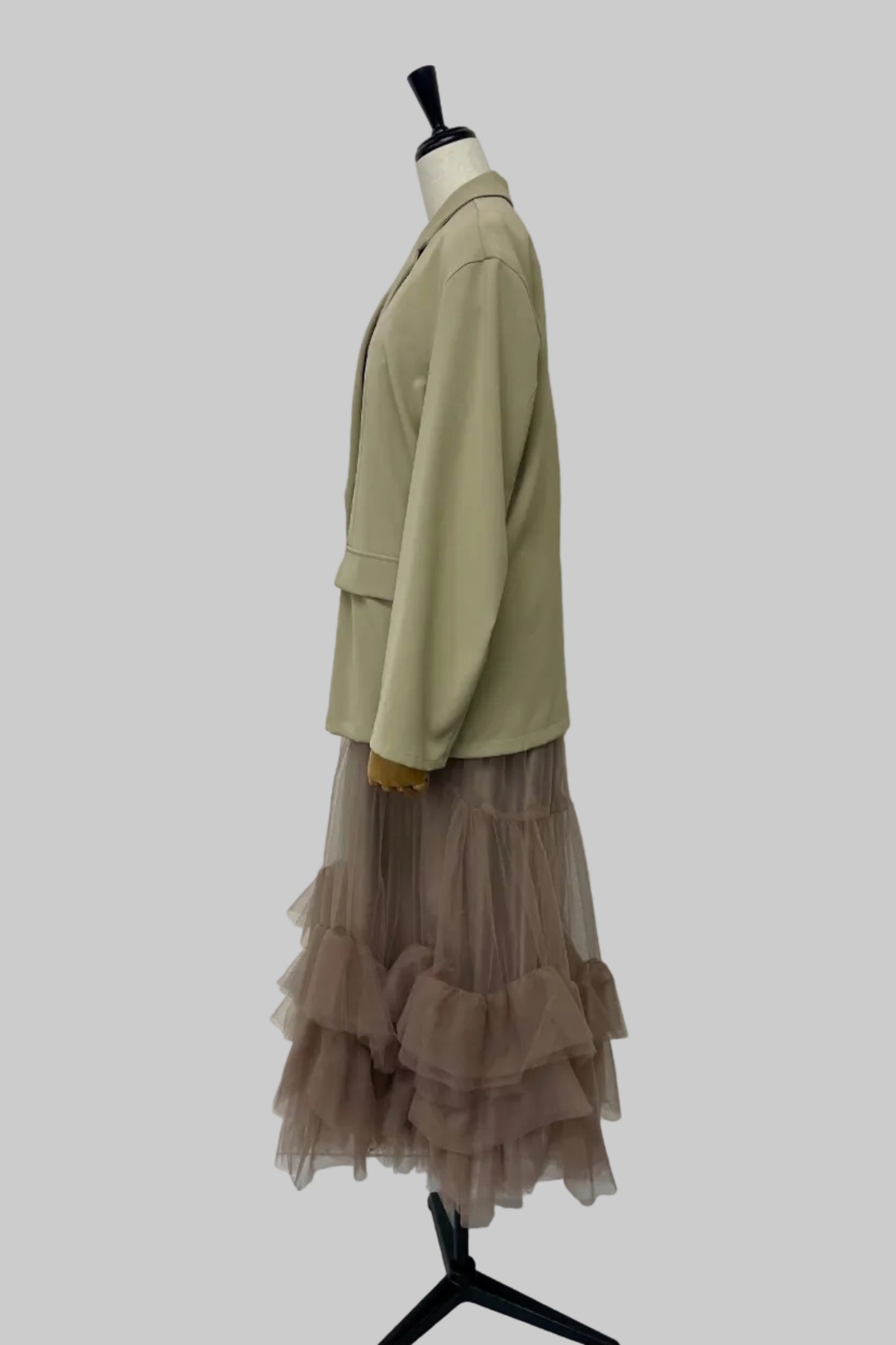 チュールドレス ジャケット セットアップ