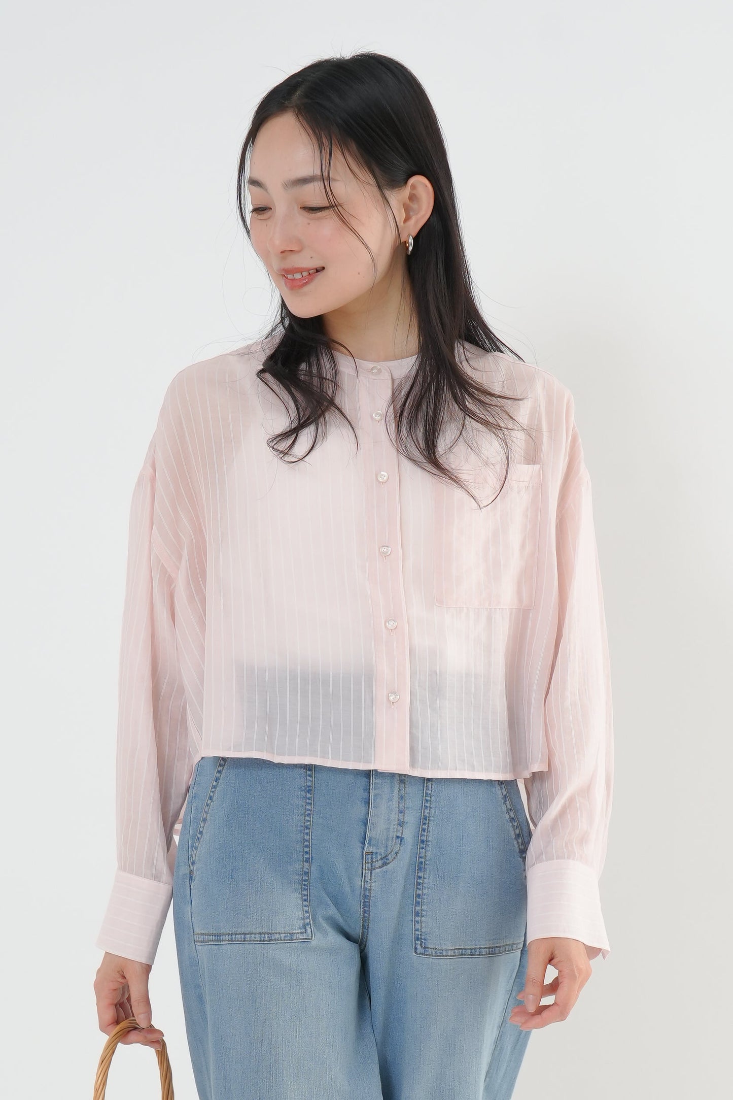 ショートシアーシャツ