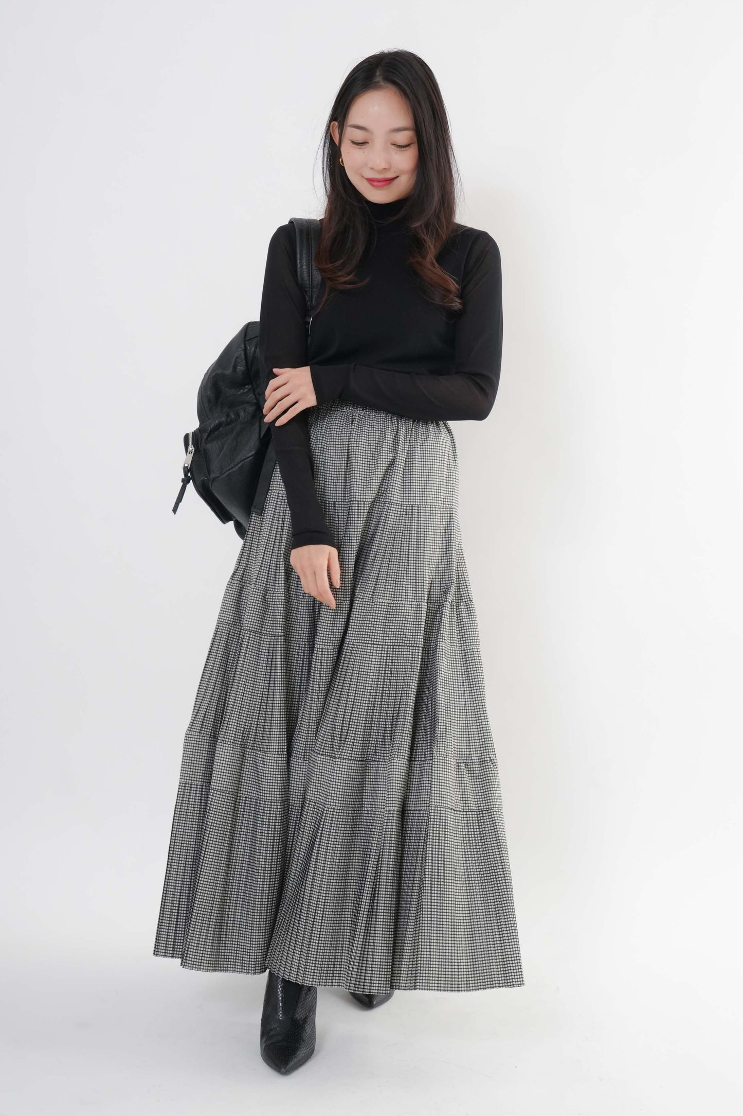 ［ＮＥＷ・新色］プリーツティアードスカート