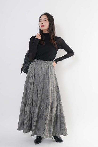 ［ＮＥＷ・新色］プリーツティアードスカート