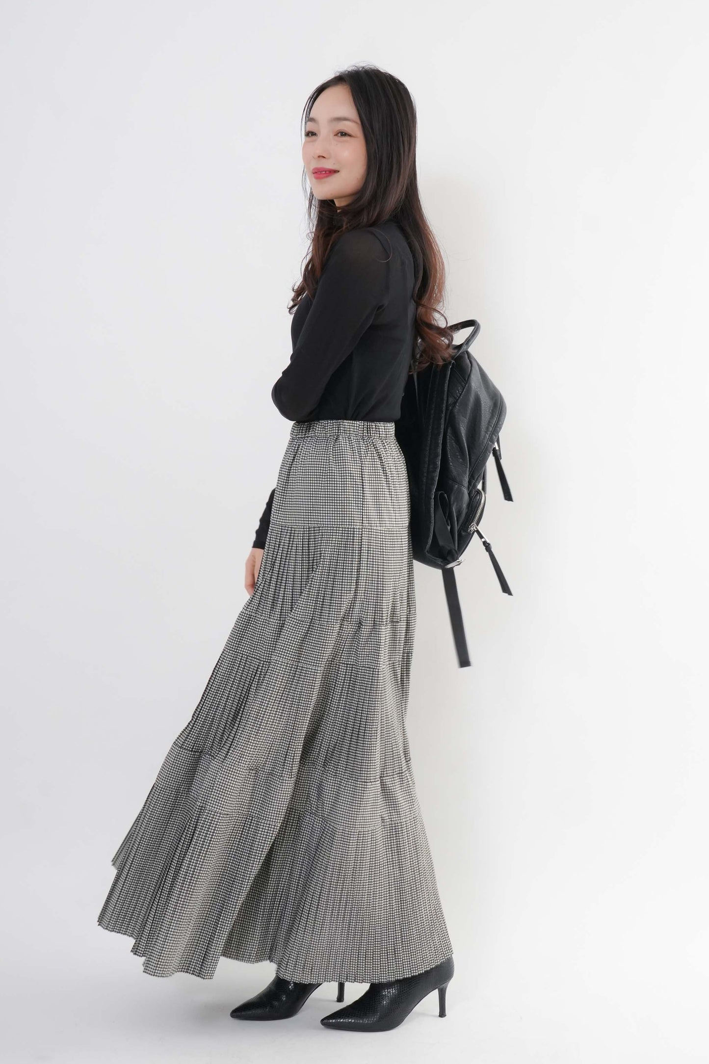 ［ＮＥＷ・新色］プリーツティアードスカート