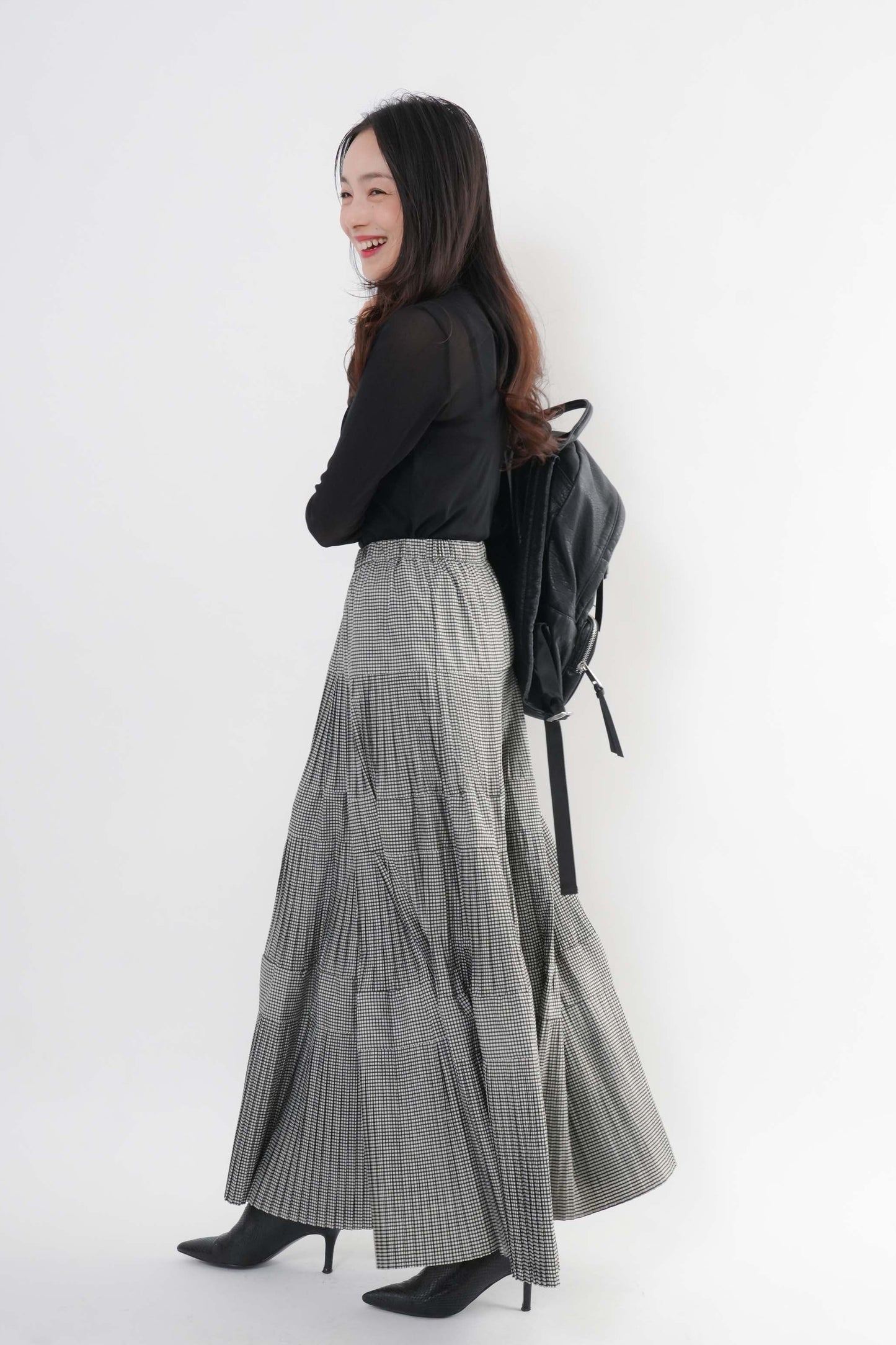 ［ＮＥＷ・新色］プリーツティアードスカート