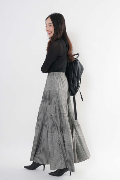 ［ＮＥＷ・新色］プリーツティアードスカート