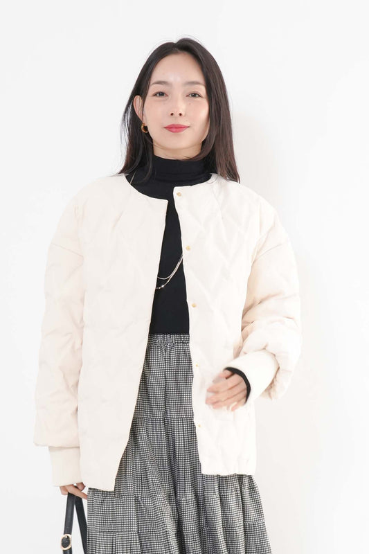 ［ＮＥＷ］ステッチレスノーカラーダウン