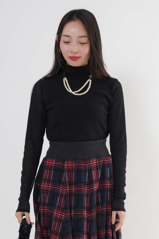 ［ＮＥＷ］シアーフロントダブルタートルプルオーバー