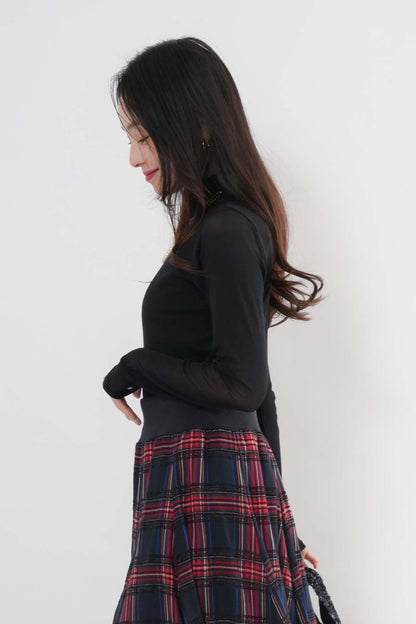 シアーフロントダブルタートルプルオーバー