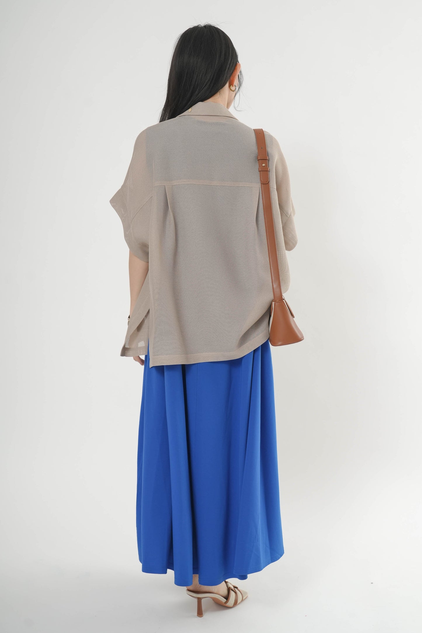 メッシュハーフスリーブジャケット