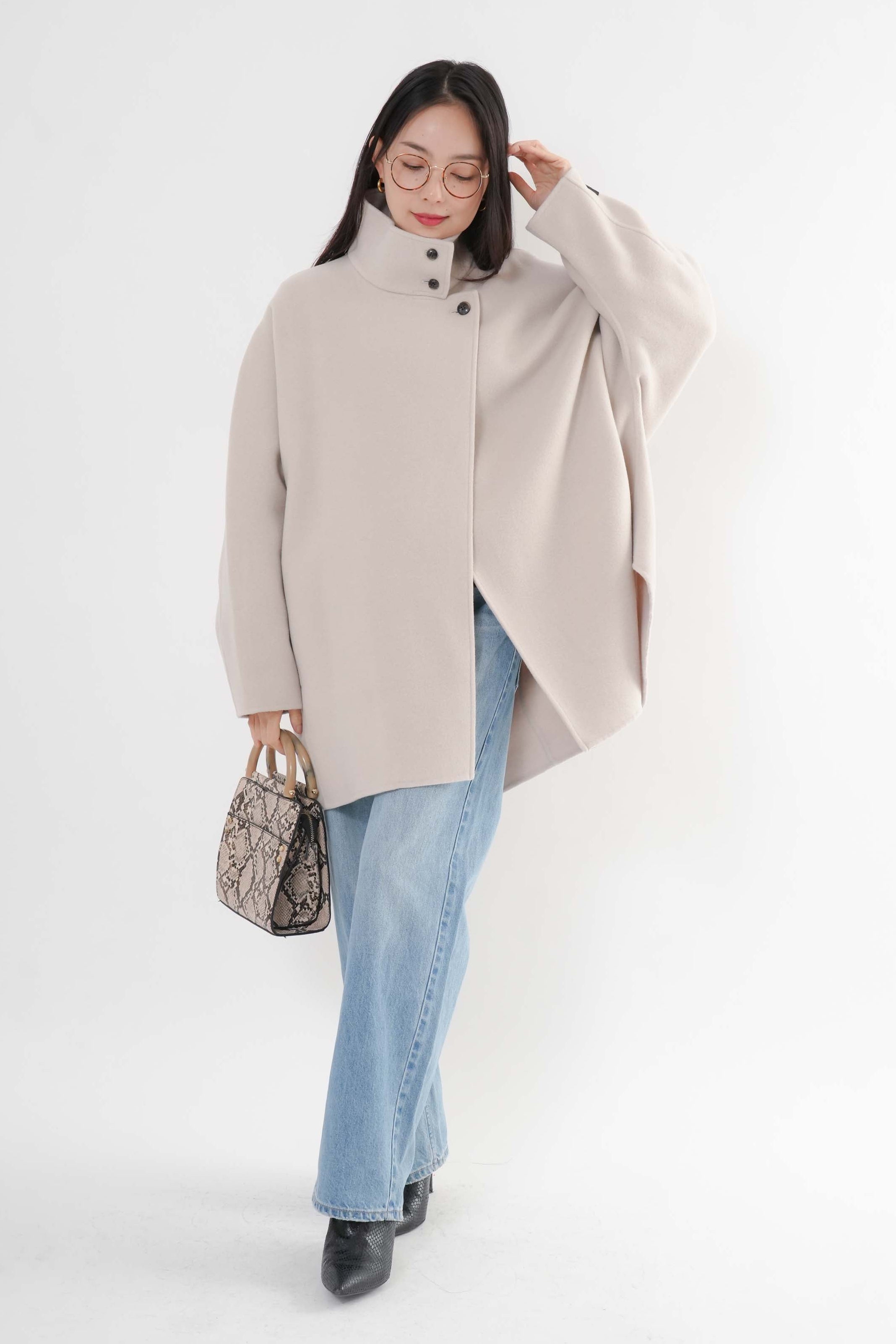 ダブルフェイスドルマンコート｜トップス・ニット／セーター｜ELVENCE