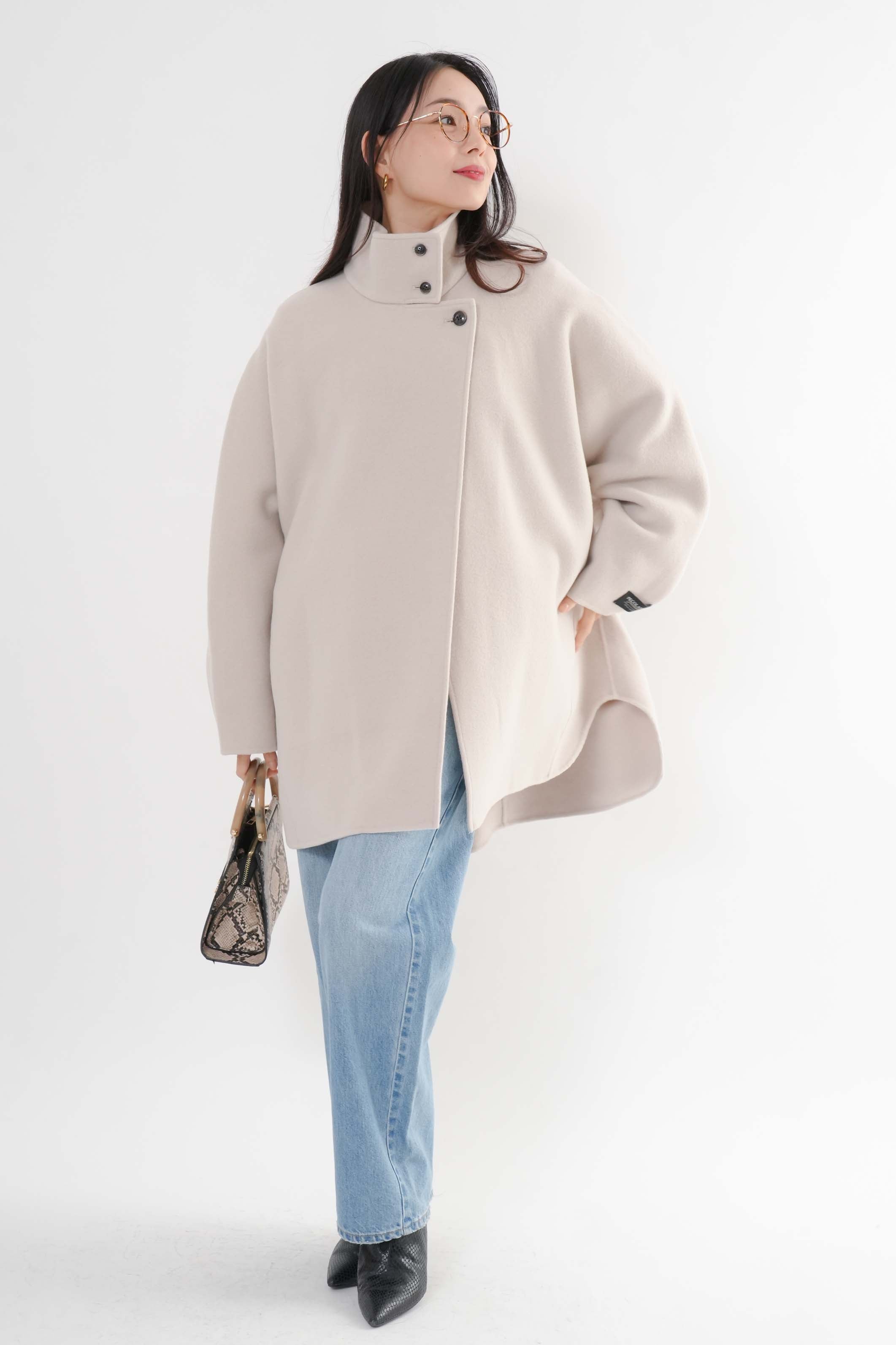 ダブルフェイスドルマンコート｜トップス・ニット／セーター｜ELVENCE