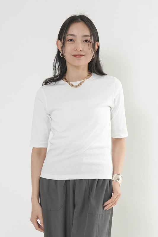 5分袖コンパクトTシャツ