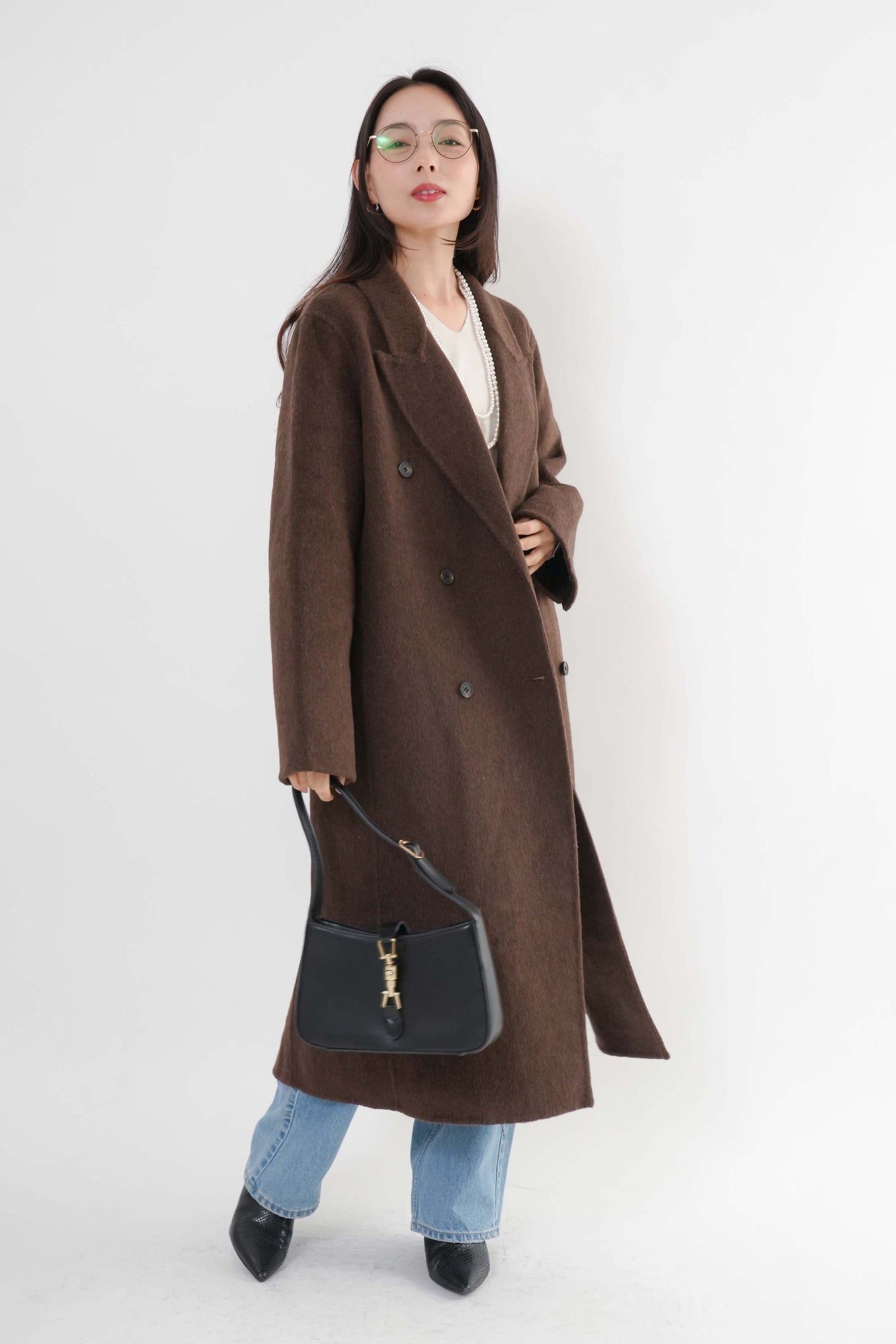 ［予約］ウール100％ＺＩＰロングコート