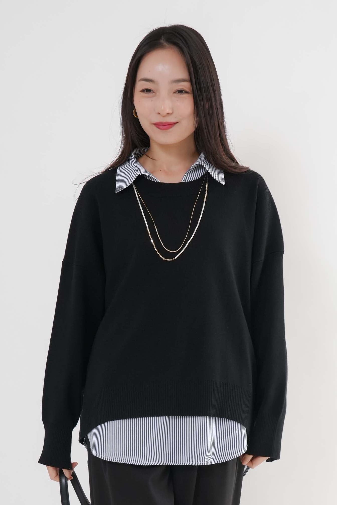 [予約] ユルニットセットレイヤードプルオーバー