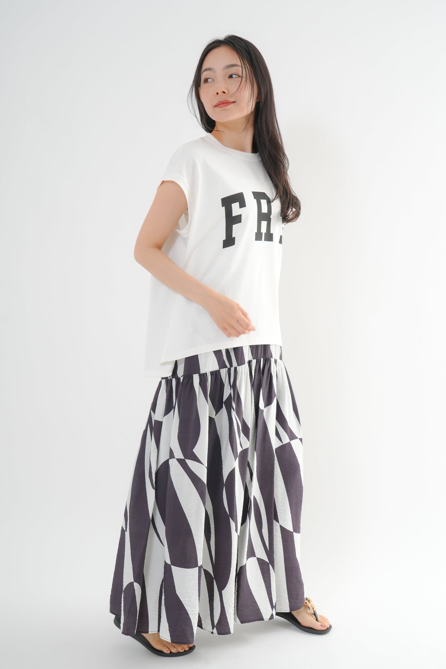 FRAノースリーブロゴT