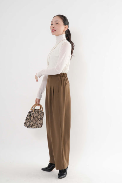 シアーフロントダブルタートルプルオーバー