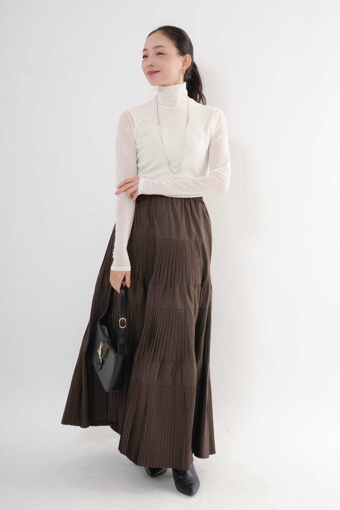 ［ＮＥＷ・新色］プリーツティアードスカート