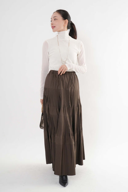 ［ＮＥＷ・新色］プリーツティアードスカート