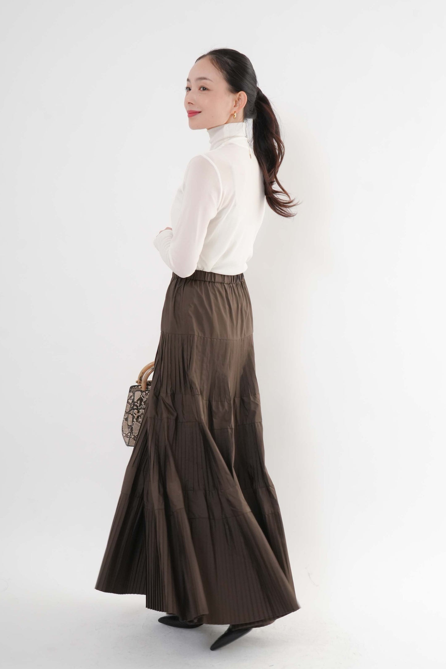 ［ＮＥＷ・新色］プリーツティアードスカート