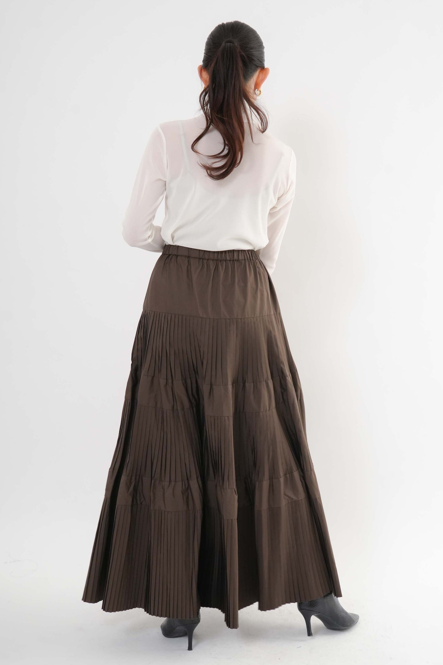 ［ＮＥＷ・新色］プリーツティアードスカート