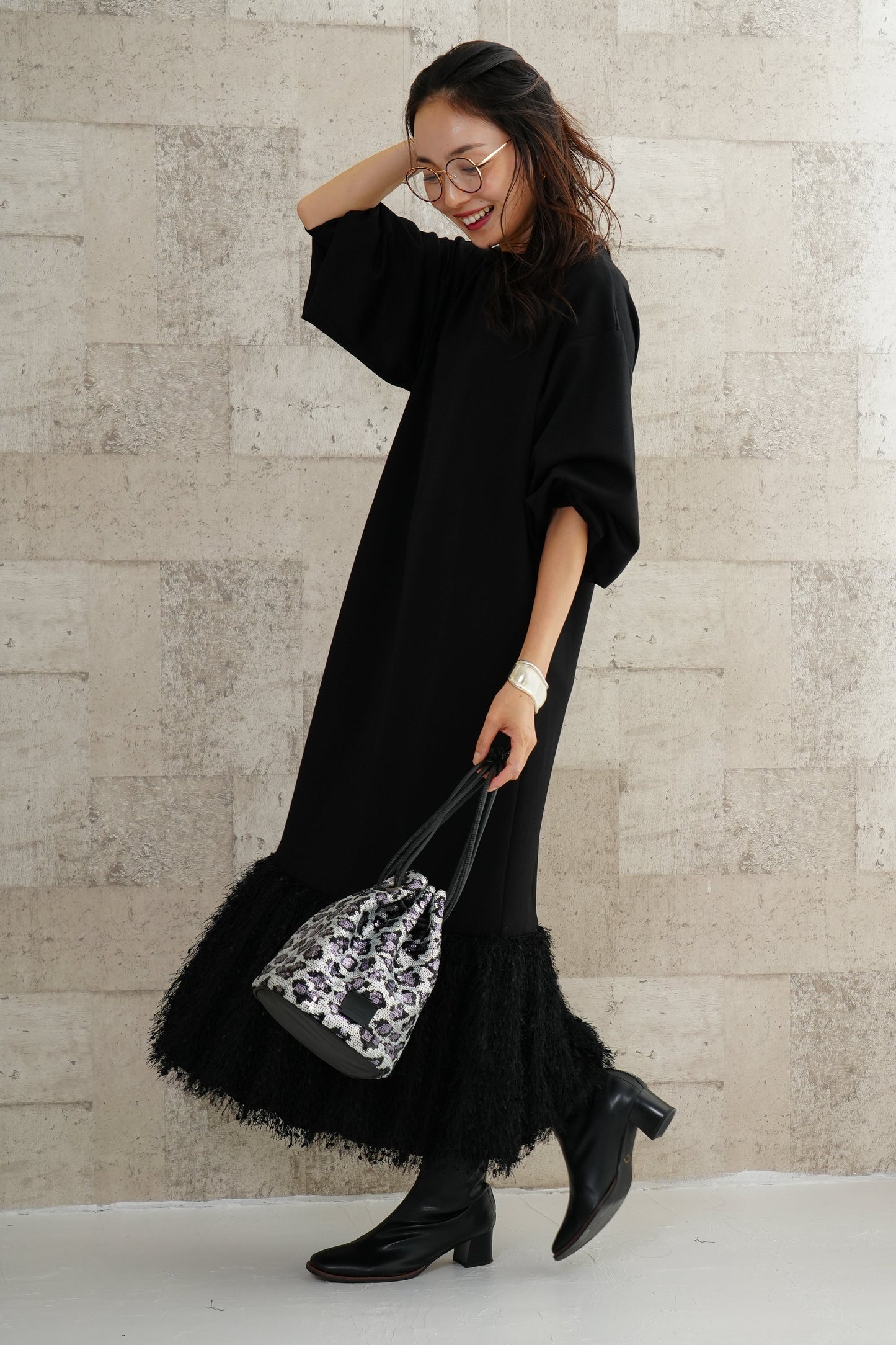 スパンコールレザーキンチャク