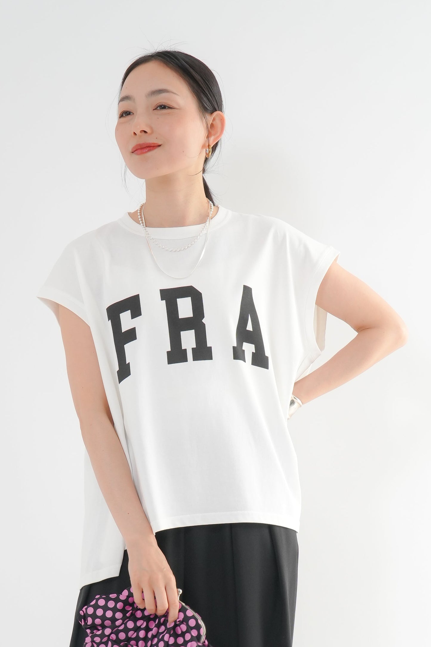 FRAノースリーブロゴT