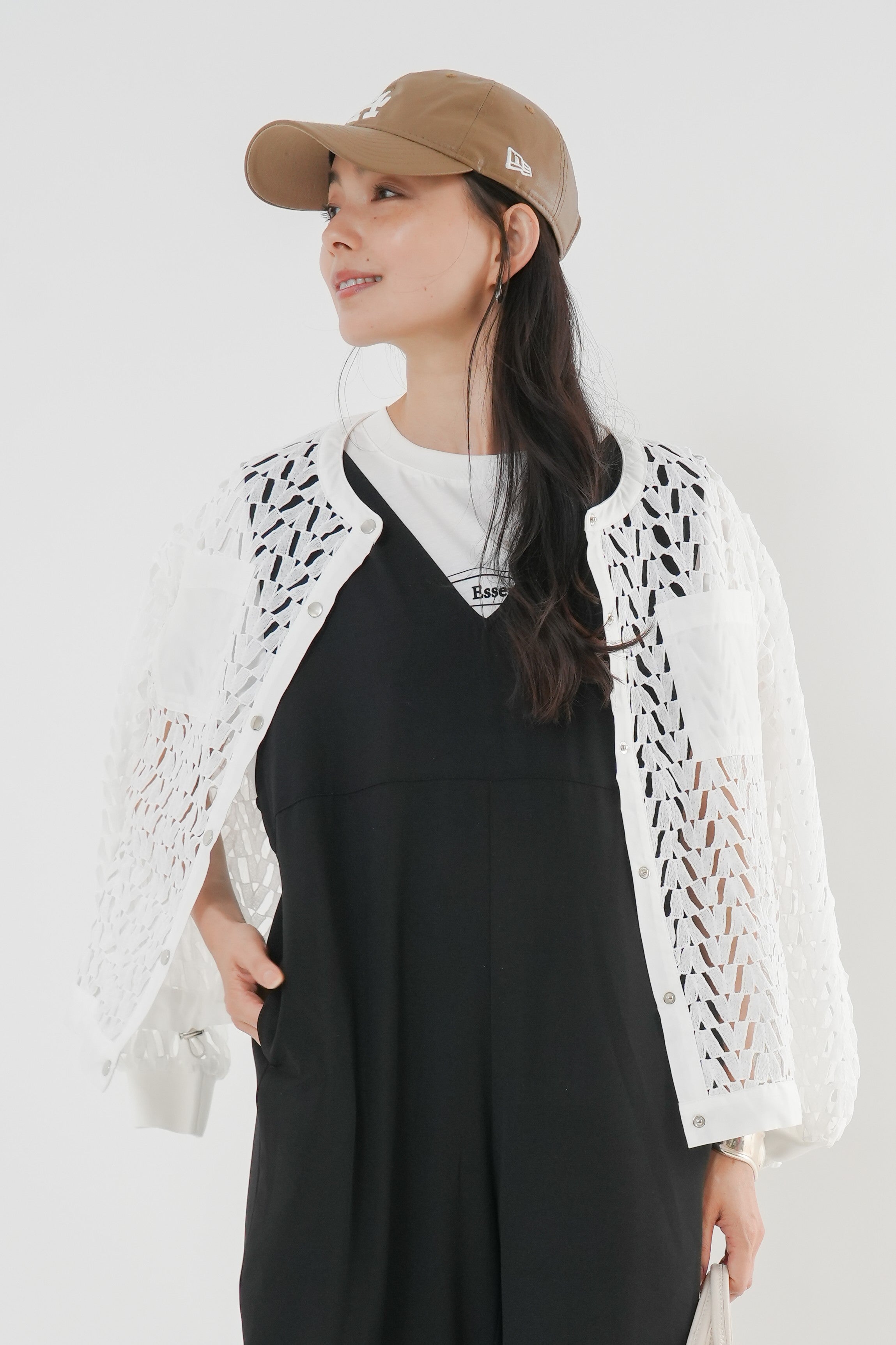 shushurose様 黒ディニテコリエ ミニタリージャケット Dignite Collier ( ディニテコリエ)｜取扱正規店｜30代からの毎日を私
