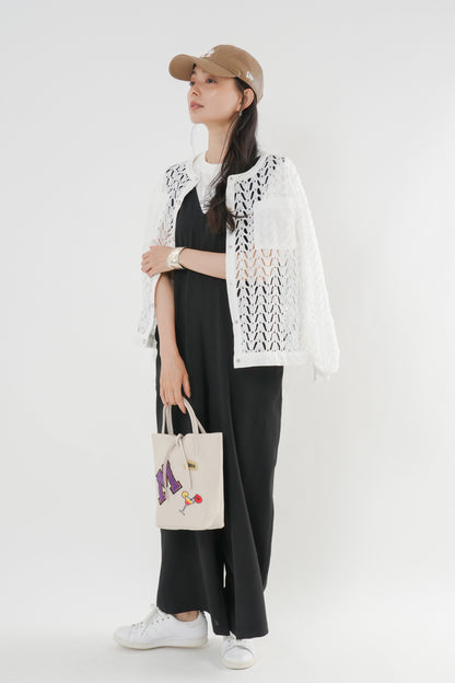 〈20%OFF〉レースブルゾン