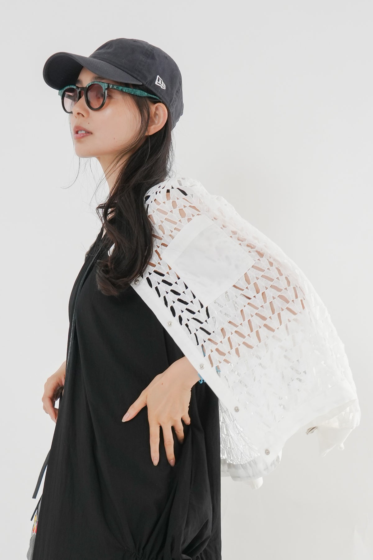〈20%OFF〉レースブルゾン