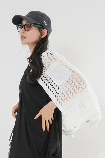 〈20%OFF〉レースブルゾン