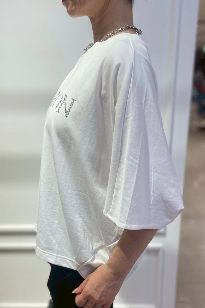 ［予約］ビジューラメシシュウTシャツ