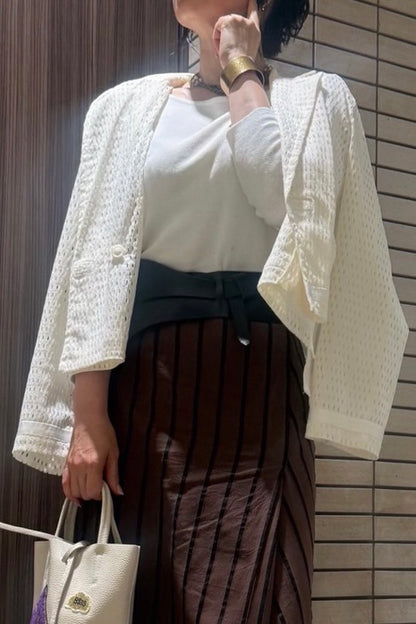 メッシュレースジャケット