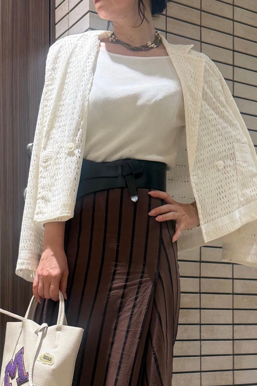 メッシュレースジャケット