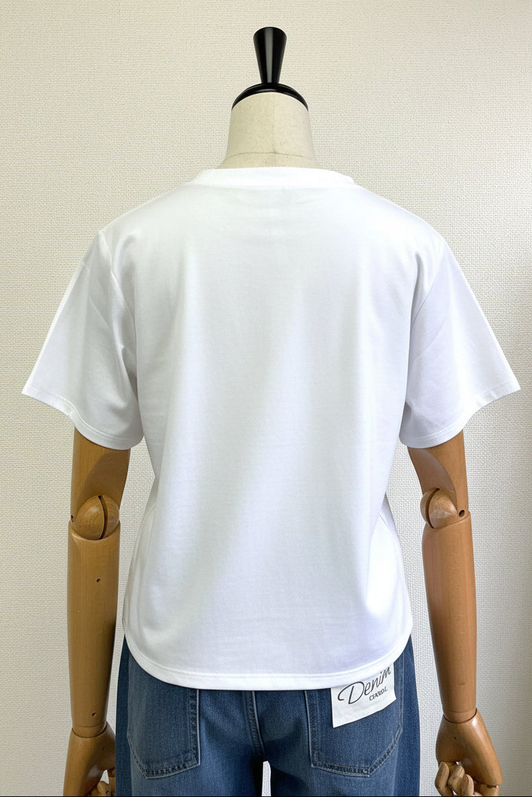 UVロゴ刺繍ミニTシャツ