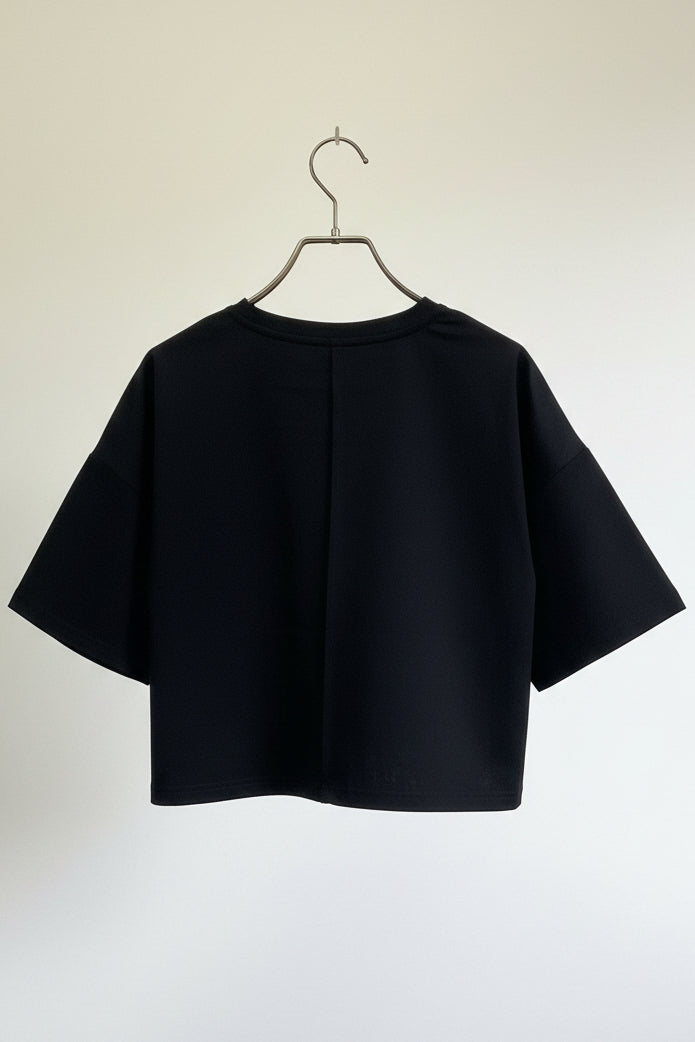 UVショート丈ロゴTシャツ