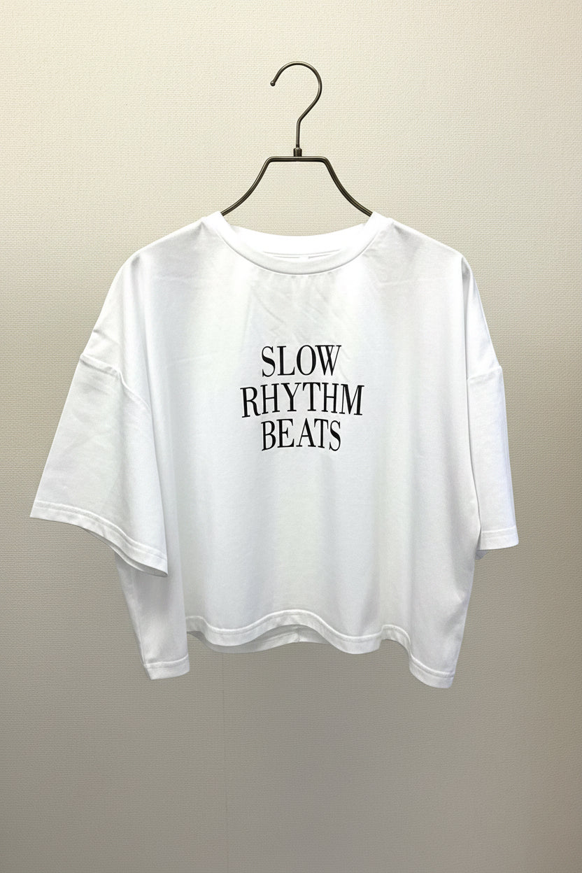 UVショート丈ロゴTシャツ