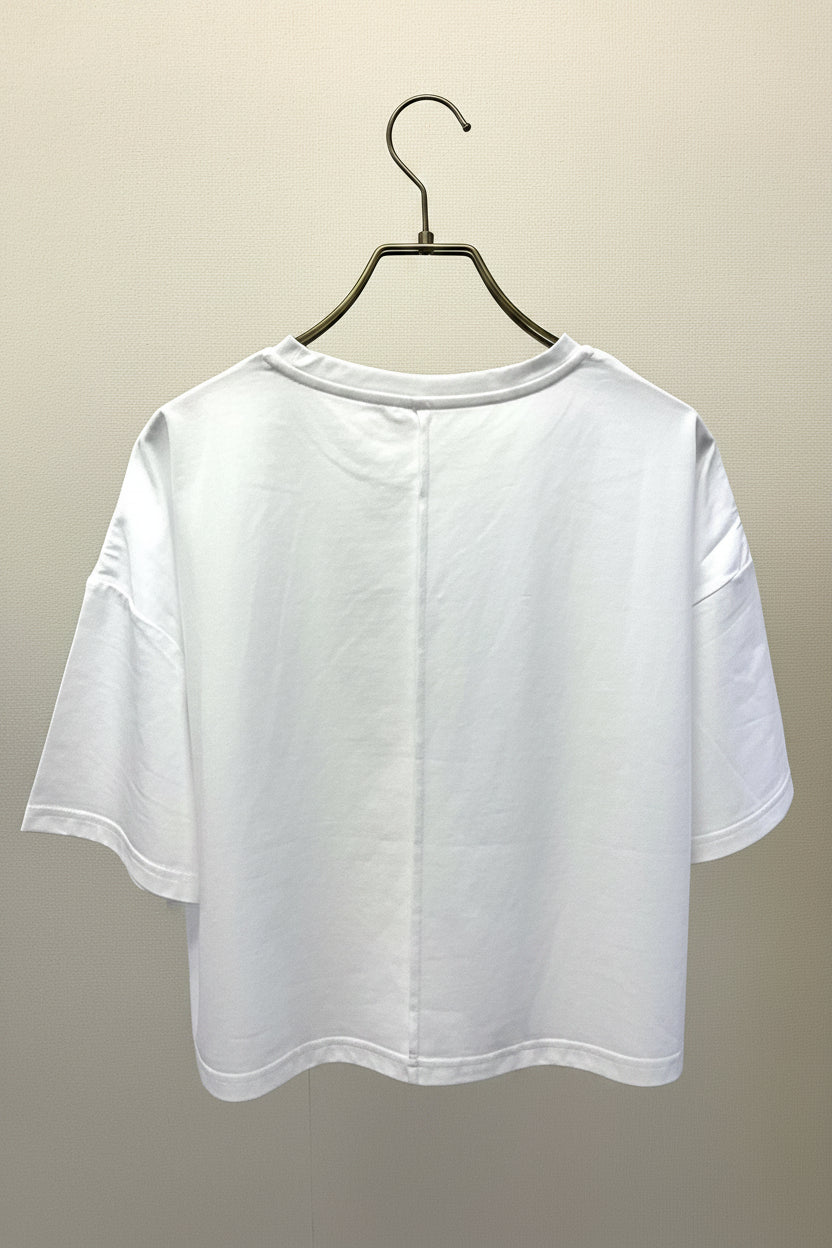 UVショート丈ロゴTシャツ