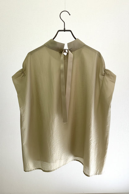 〈20%OFF〉バックリボンシアーシャツ