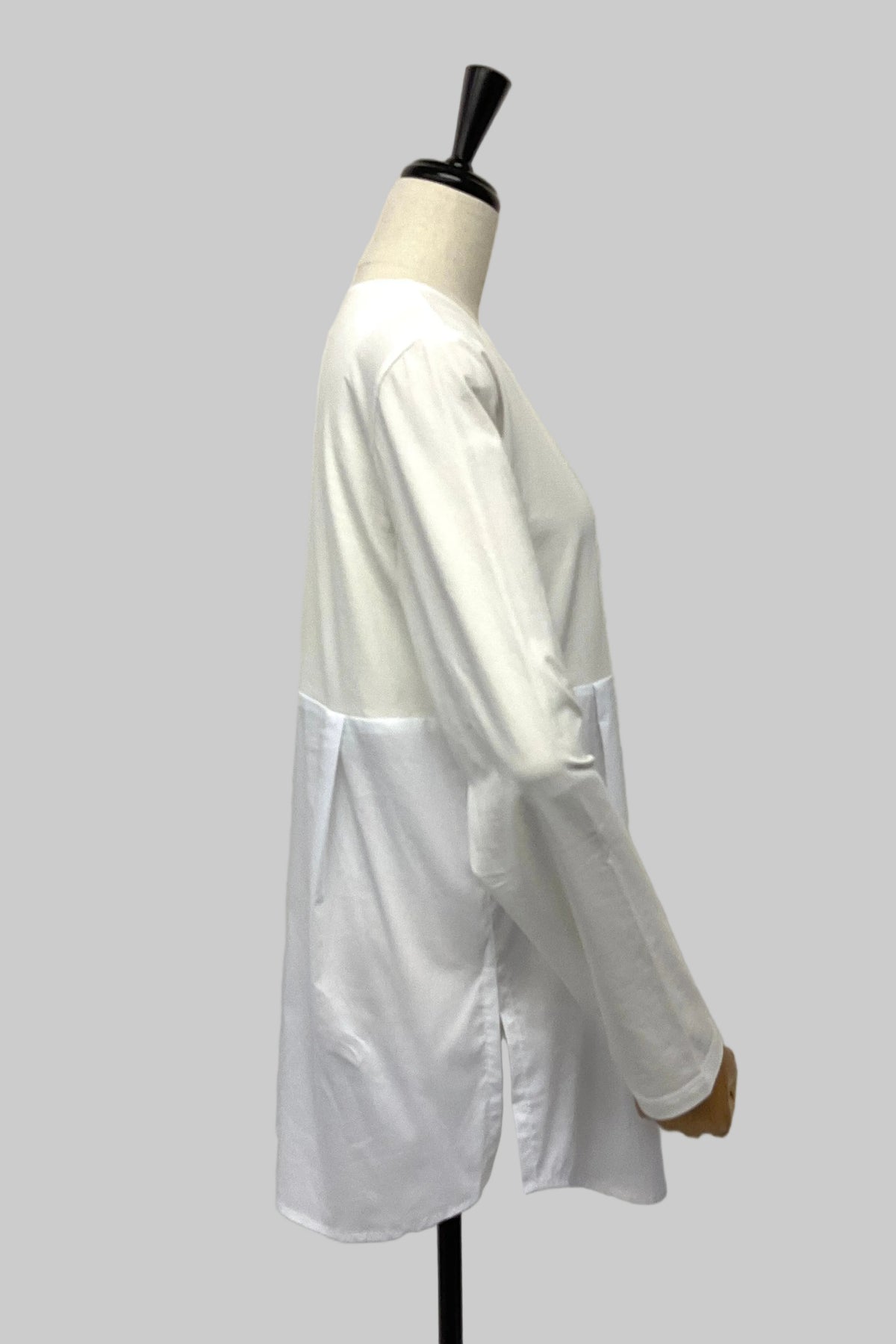 布帛切り替えロングＴシャツ