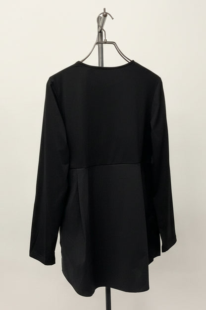 布帛切り替えロングＴシャツ