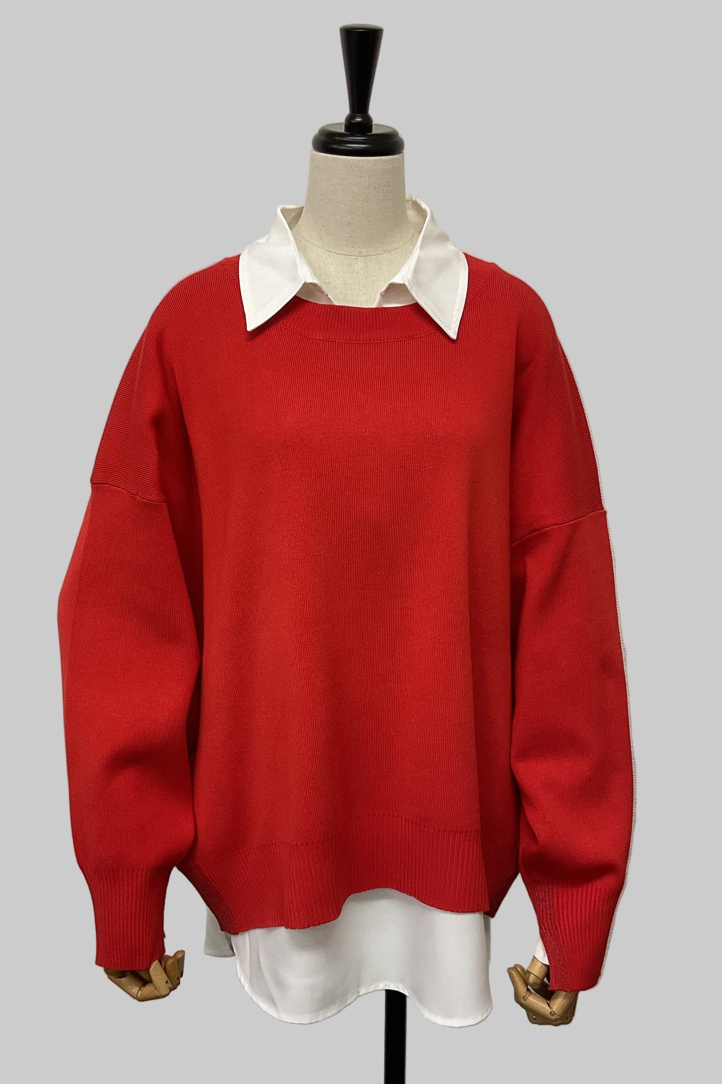 ［予約］ユルニットセットレイヤードプルオーバー