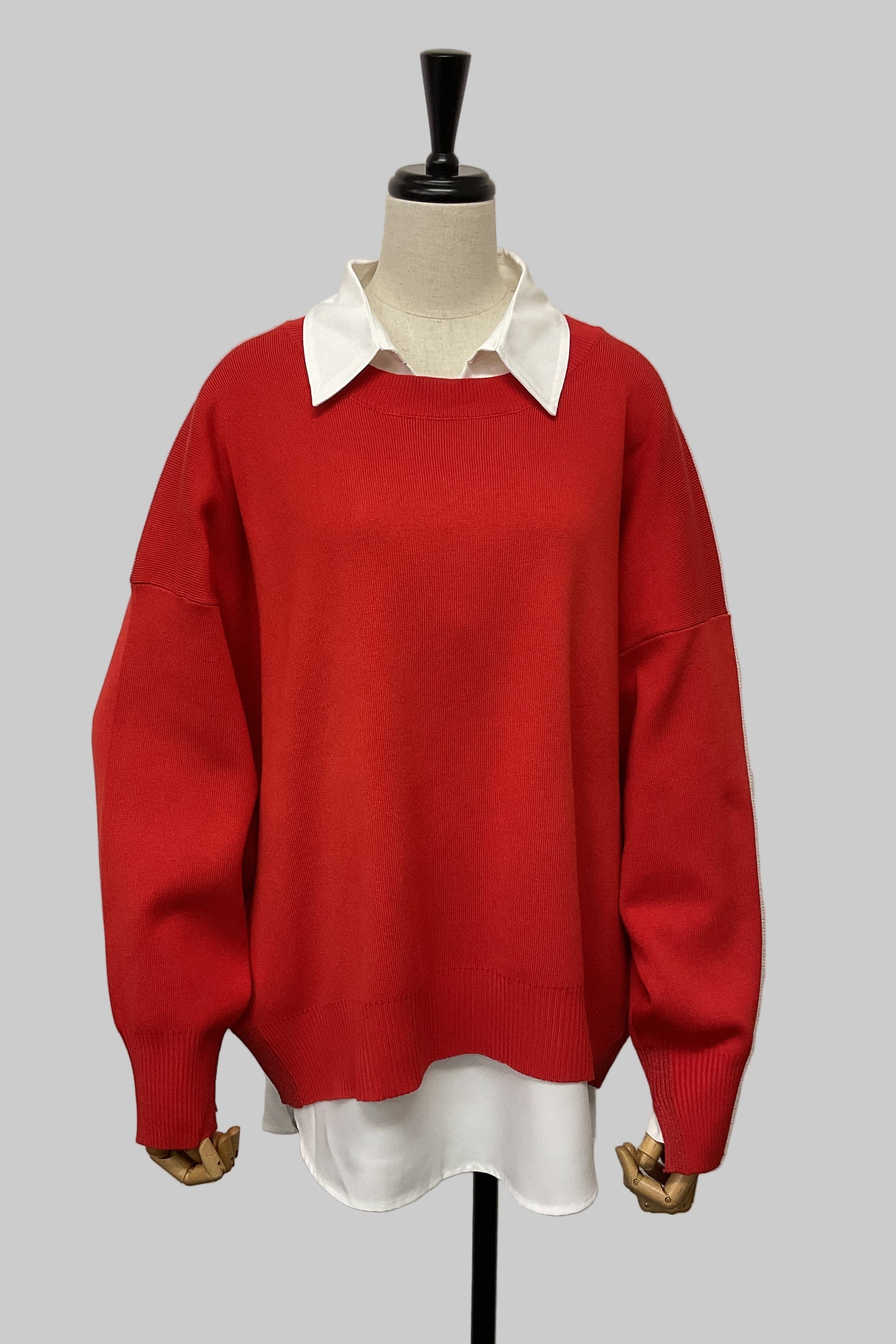 ［予約］ユルニットセットレイヤードプルオーバー